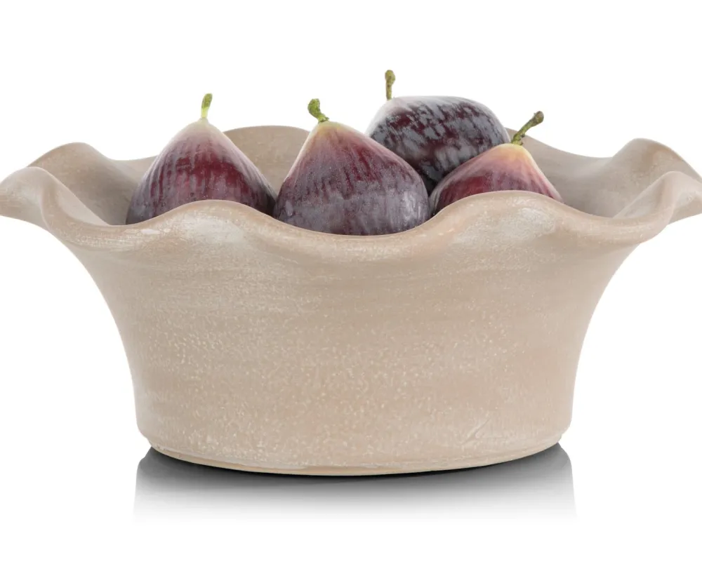 COCOmaison Tafelaccessoires>Wave schaal D25cm - Beige