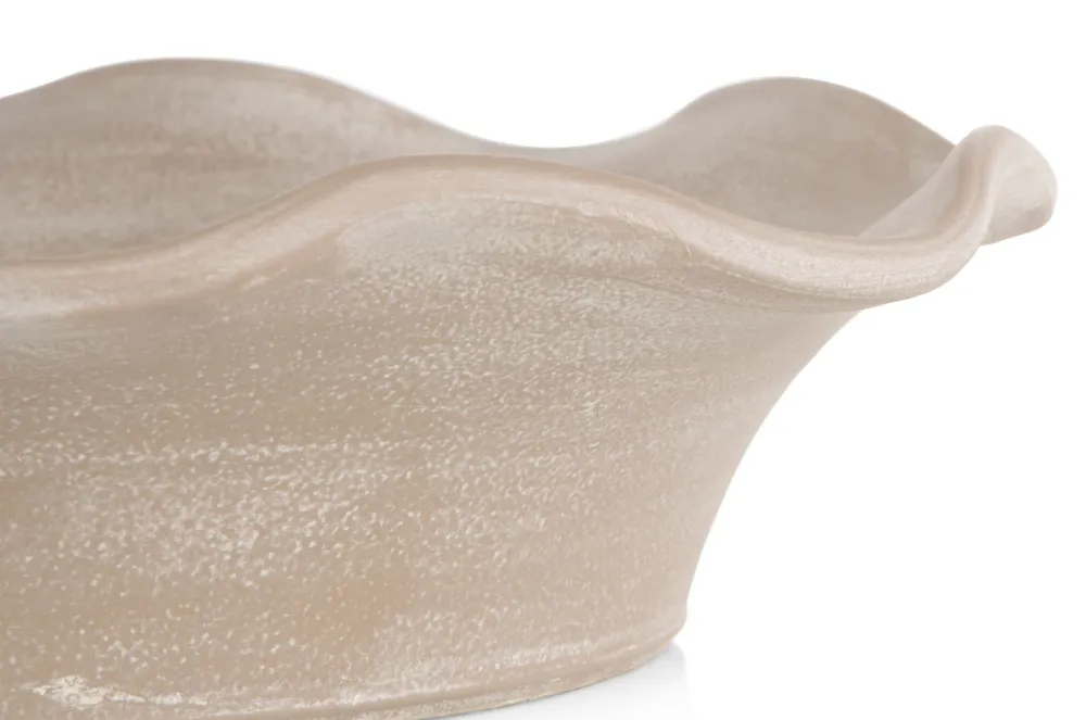 COCOmaison Tafelaccessoires>Wave schaal D25cm - Beige