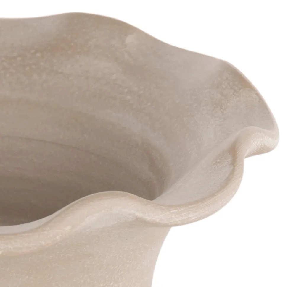 COCOmaison Tafelaccessoires>Wave schaal D25cm - Beige