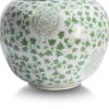 COCOmaison Vazen>Yin vaas H41cm - Groen