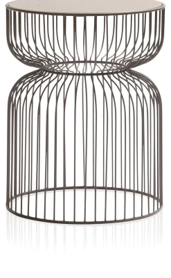 COCOmaison Bijzettafels>Zina bijzettafel H45cm - Taupe