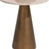 COCOmaison Bijzettafels>Zita bijzettafel H43cm - Cremekleurig