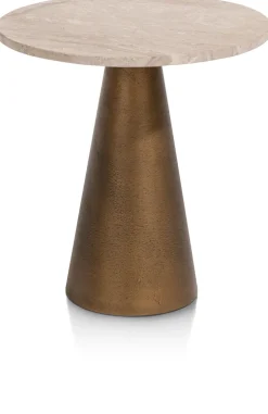 COCOmaison Bijzettafels>Zita bijzettafel H43cm - Cremekleurig