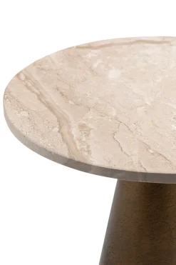 COCOmaison Bijzettafels>Zita bijzettafel H43cm - Cremekleurig
