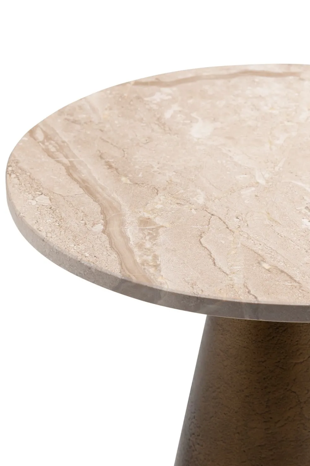 COCOmaison Bijzettafels>Zita bijzettafel H43cm - Cremekleurig