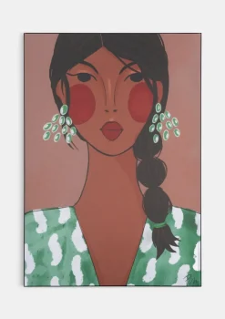 COCOmaison Schilderijen>Zorra wand doek - 70x100cm